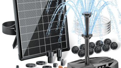 Poposoap Solar Water Fountain: A Perfect Addition to Your Garden