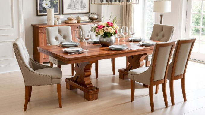 Hosting Made Easy: Benefits of Choosing 6-Seater Dining Sets for Rent