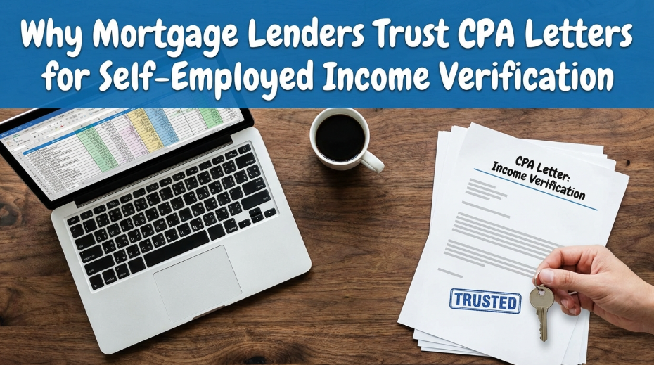 Why Mortgage Lenders Trust CPA Letters for Self-Employed Income Verification