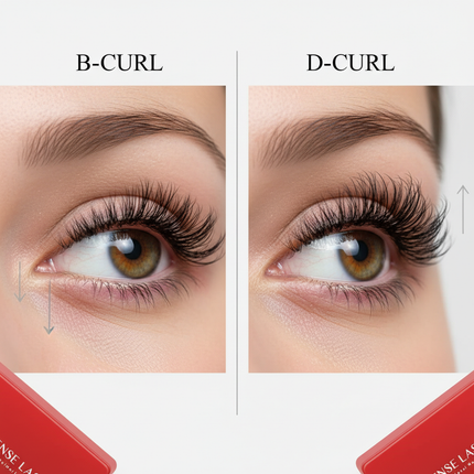 L vs. LC vs. J vs. B Curl: Which Lash Extension is Best?