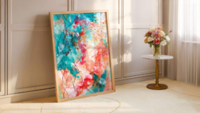 How to Integrate Abstract Painting into Minimalist Decor