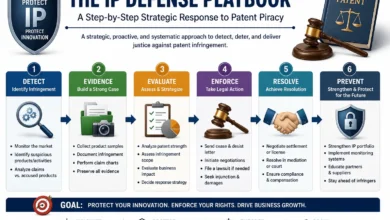 The IP Defense Playbook: A Step-by-Step Strategic Response to Patent Piracy